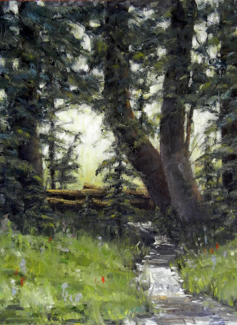 Spring in the woods 12x16 Spring in the woods 12x16