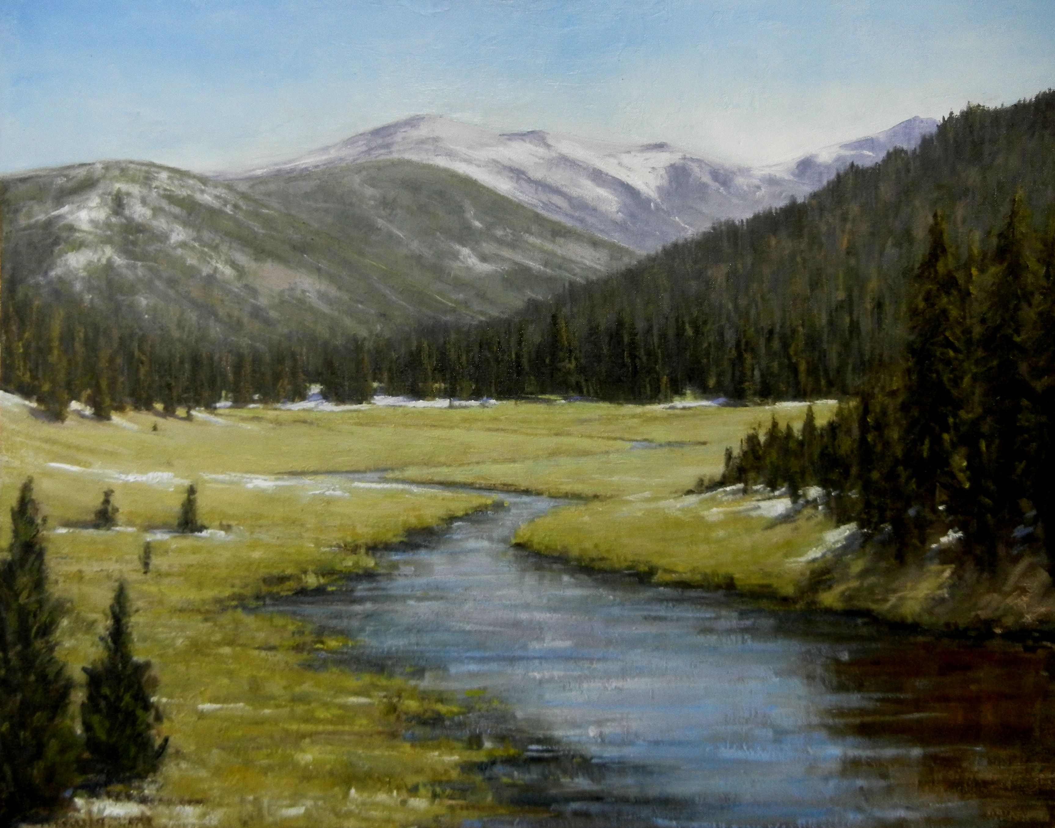 Springtime in Mammoth 22 x 28