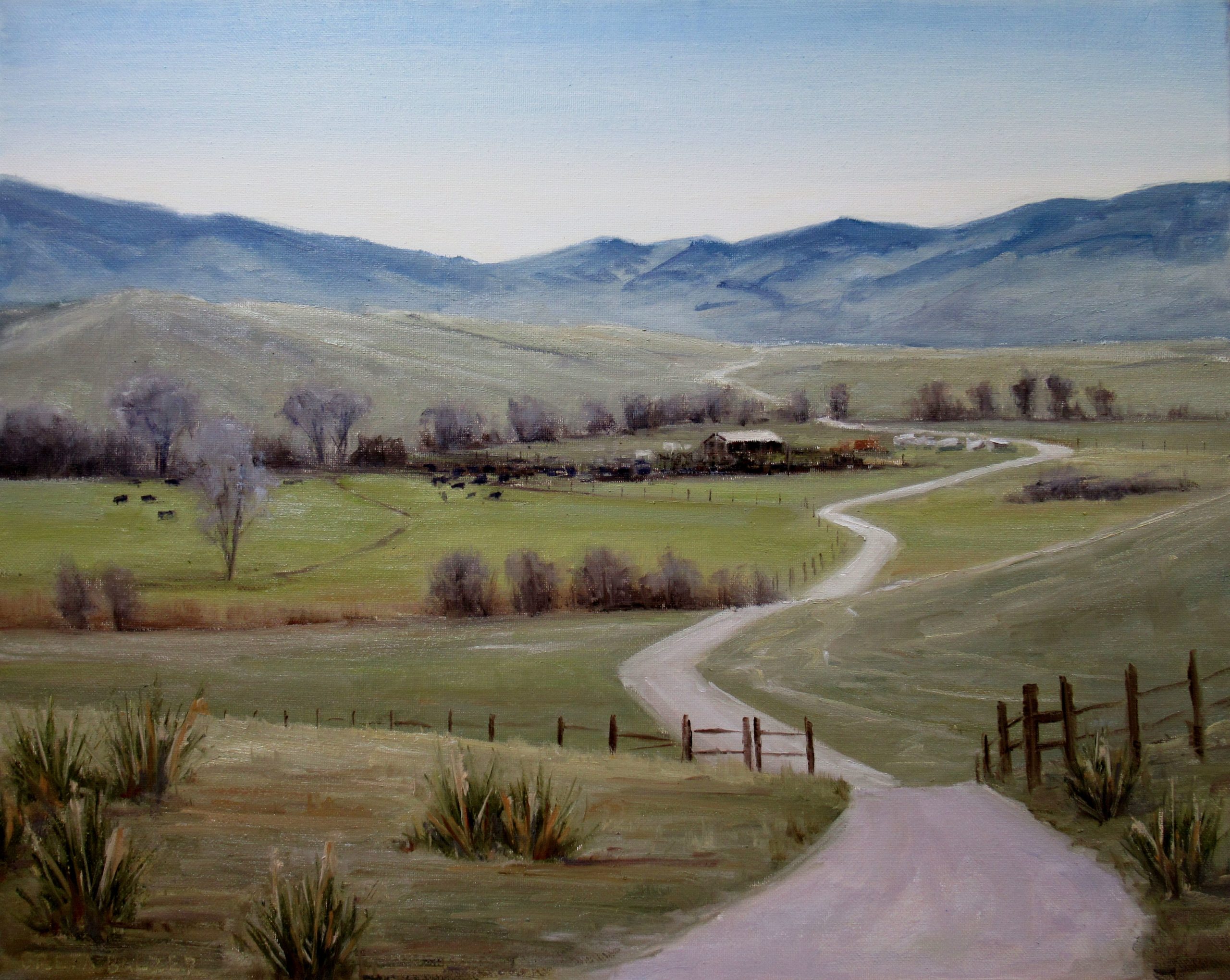 Greta Balzer Boulder Co. Ranch 16x20