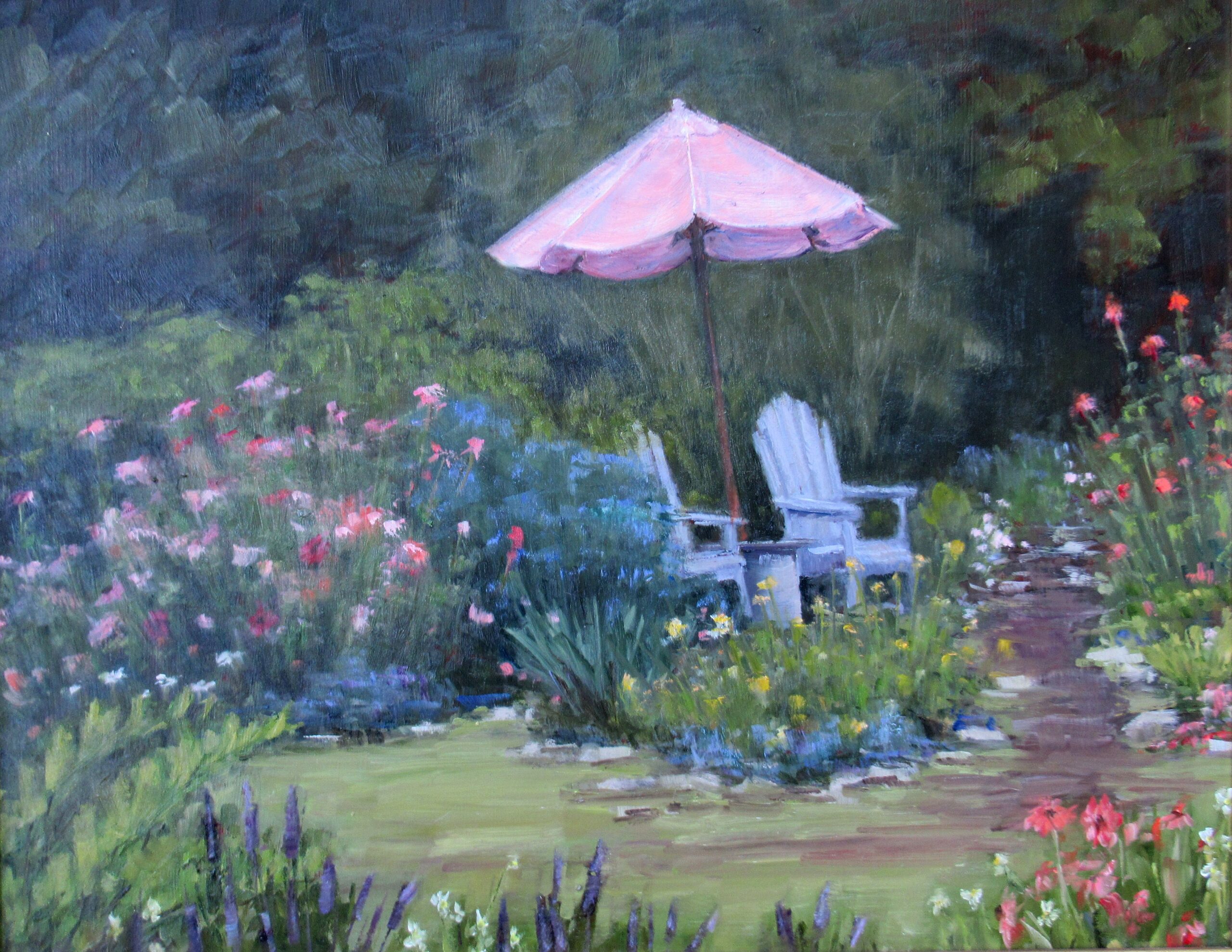 Morning in the Flowers 11x14