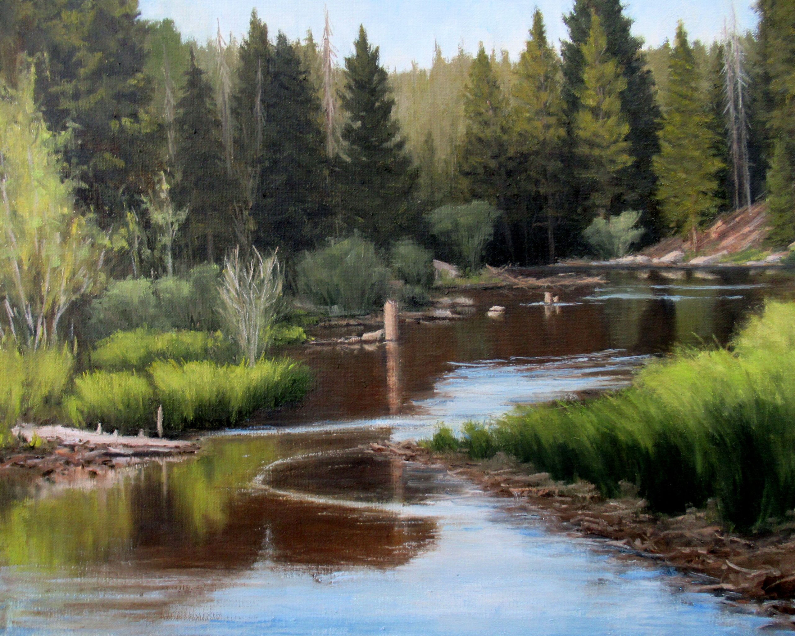 The Watering Hole 16x20